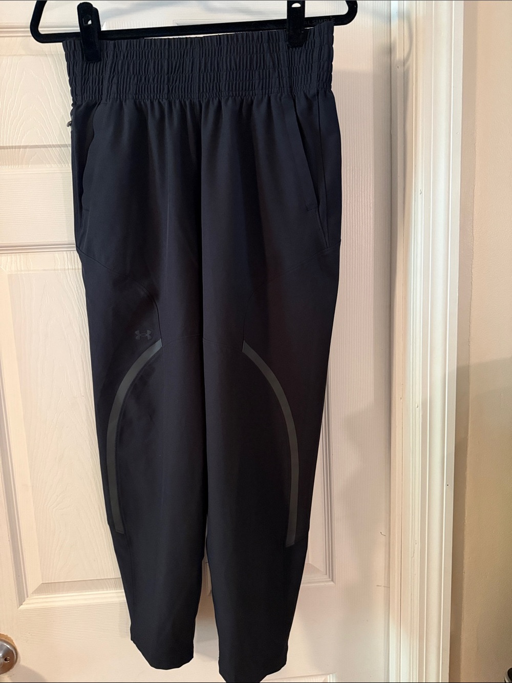 Under Armour Black Women's Track Joggers with Reflective Accents